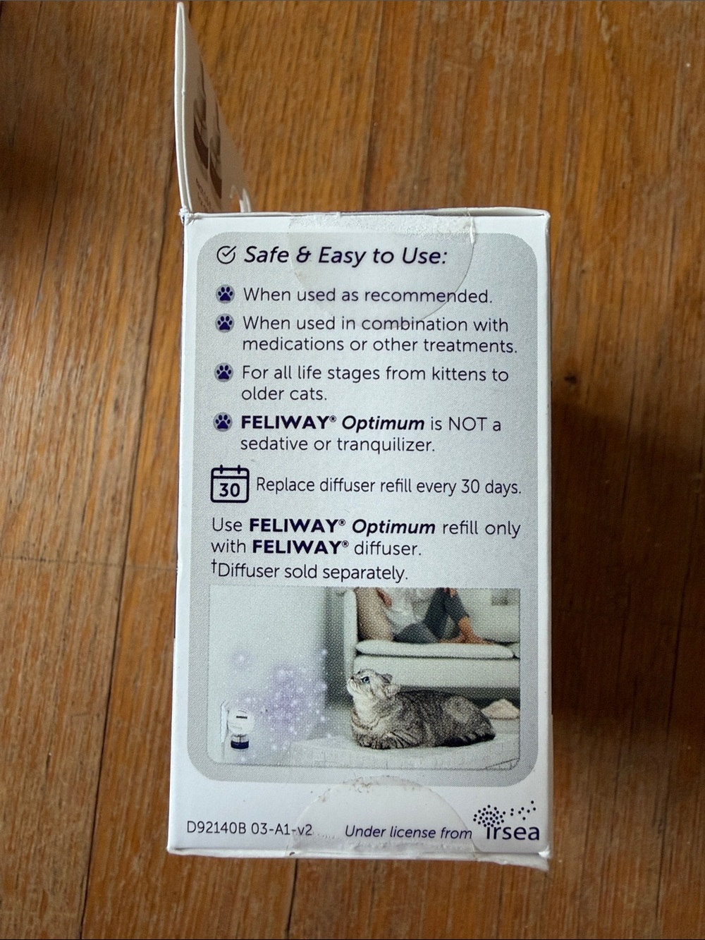 2-Feliway Optimum Enhanced Calming Refill Pack - Purple & White - Picture 6 of 6